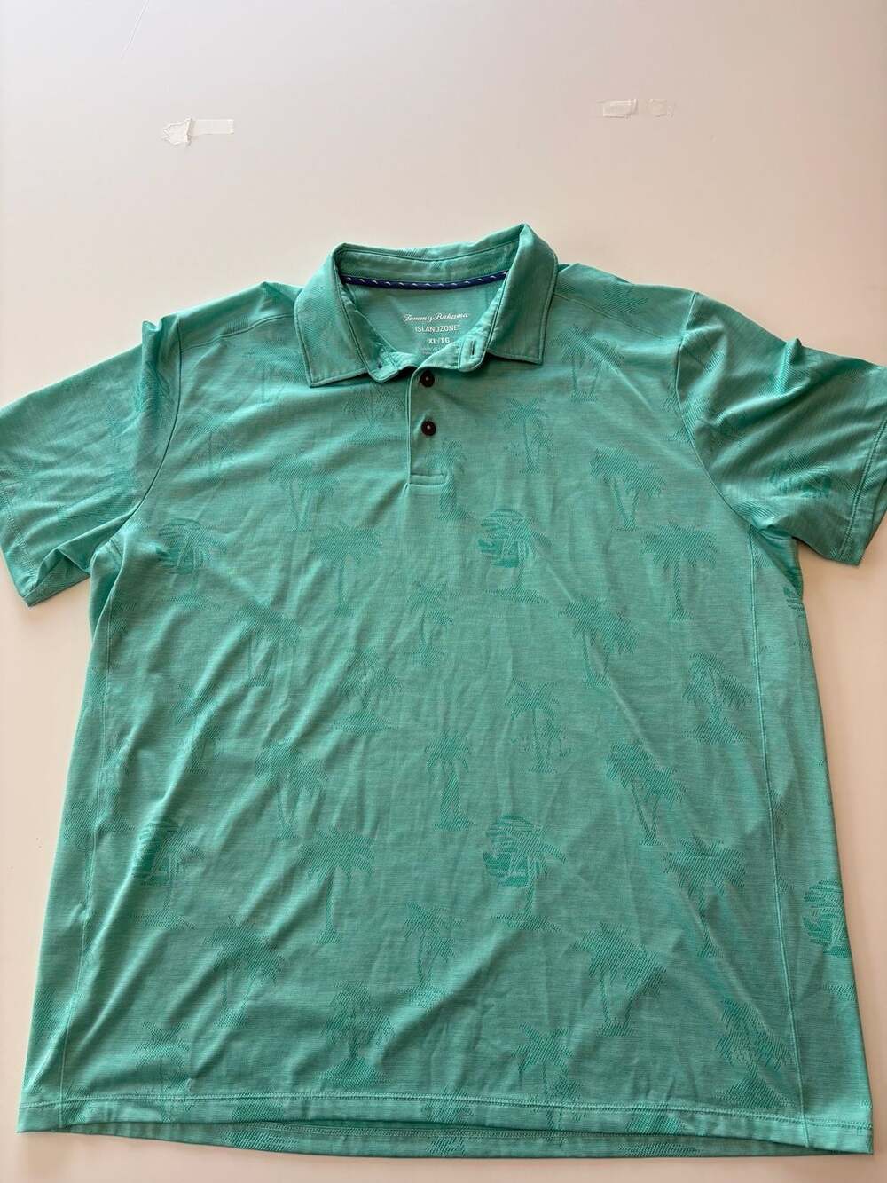 Tommy Bahama Palm Coast Palmera IslandZone Polo Size XL/TG Green